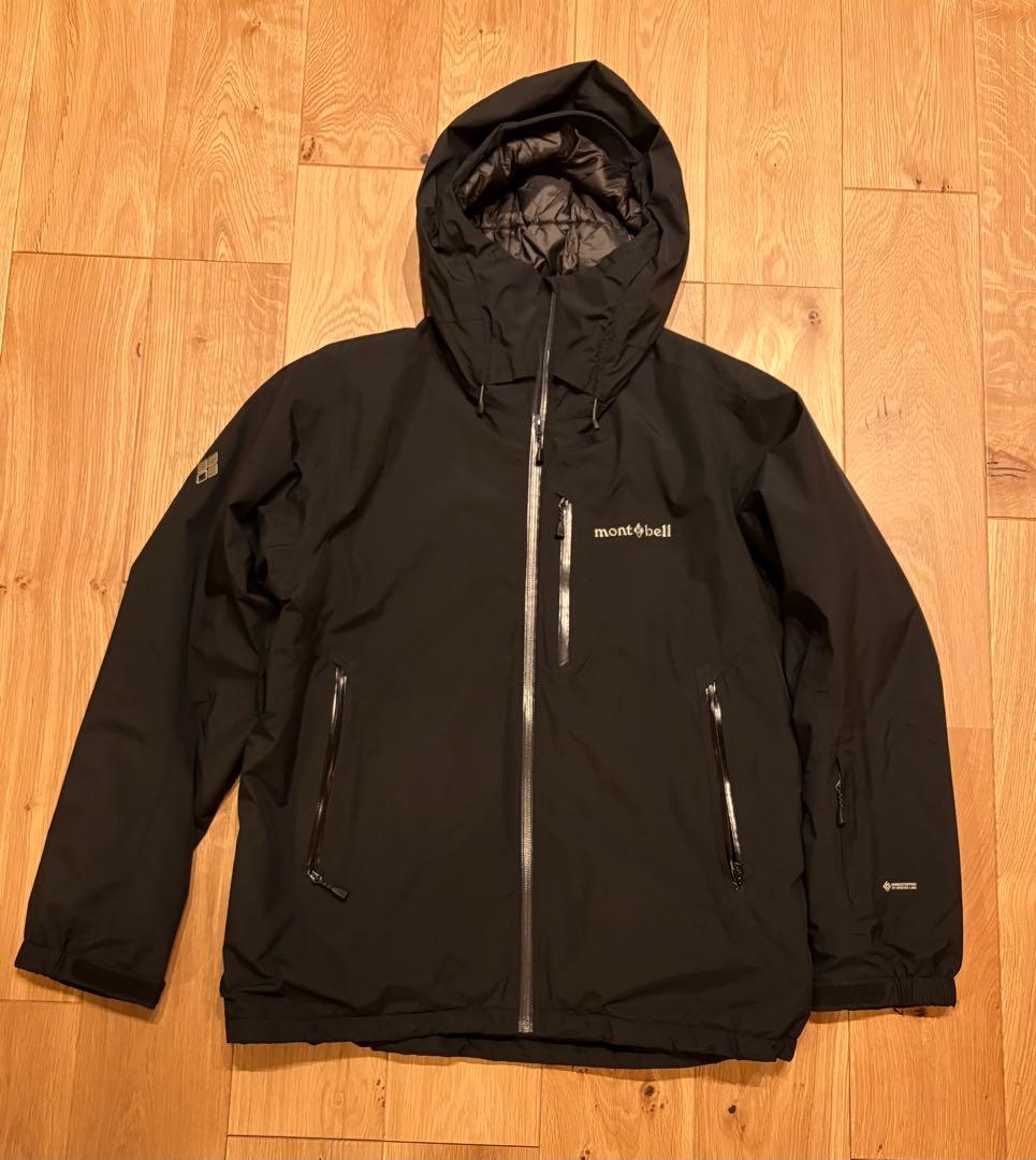 mont-bell パウダーグライド パーカ 黒・Men's XL