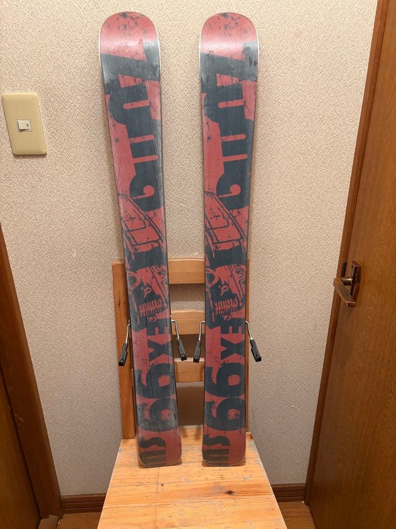 99cm　ZUMAショートスキー　ファンスキー　開放値設定　ビンディング