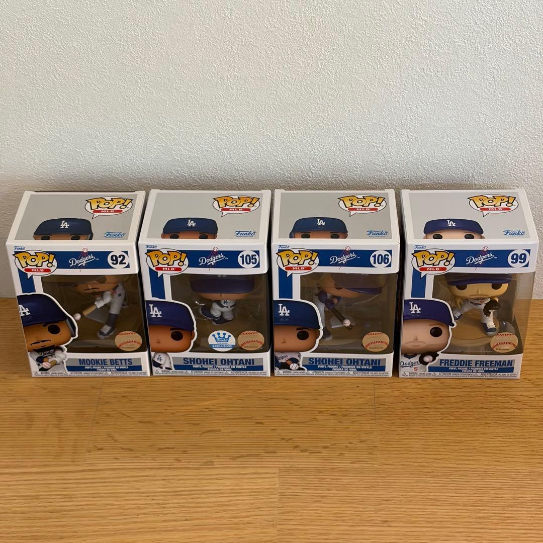 Funko Pop MLB LAドジャース 4体 大谷翔平・フリーマン・ベッツ