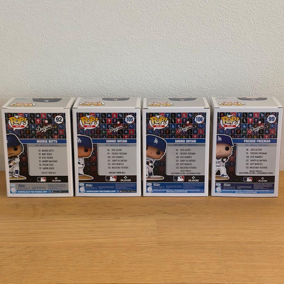 Funko Pop MLB LAドジャース 4体 大谷翔平・フリーマン・ベッツ