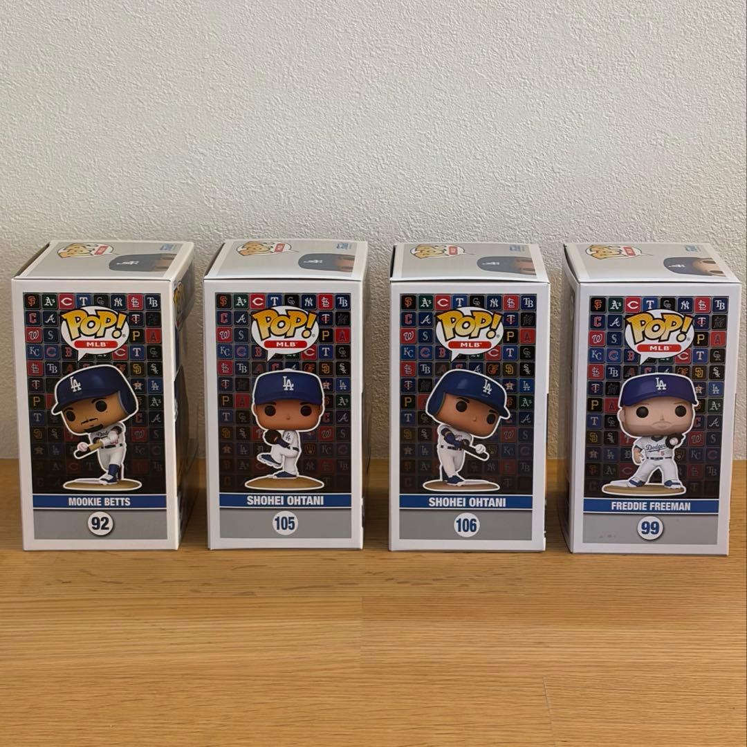 Funko Pop MLB LAドジャース 4体 大谷翔平・フリーマン・ベッツ