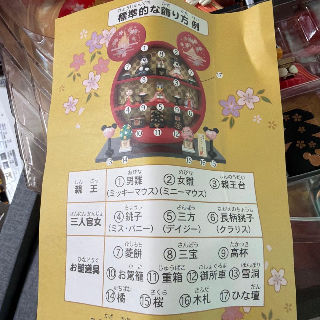 マ*ン様 ミッキー ひな祭り飾りセット