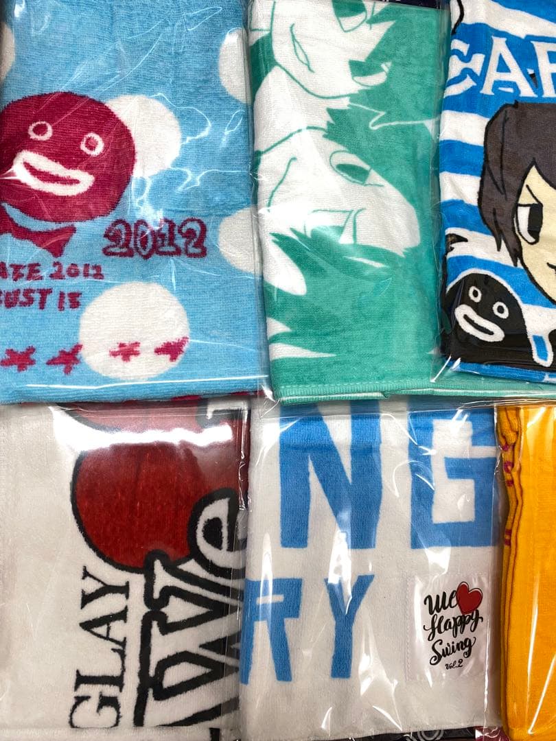 GLAY ライブ & LiBCAFE タオル セット