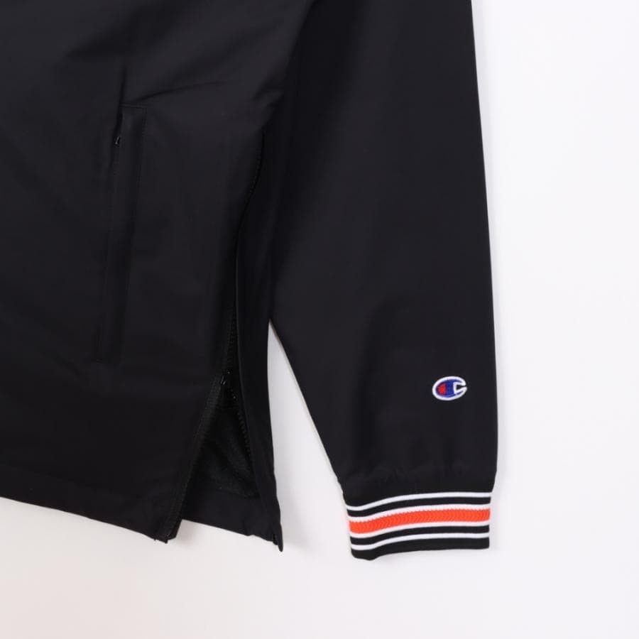 【XL】定価17380円 チャンピオンゴルフ 裏起毛メッシュVネックジャケット黒