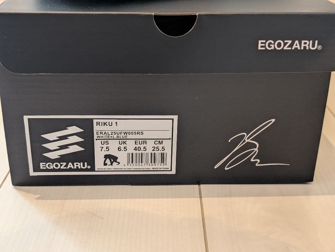 EGOZARU RIKU1 WHITE×BLUE 25.5cm