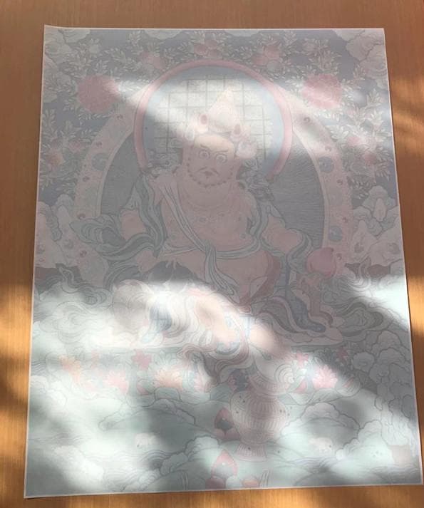 h21# 四腕観音 仏祖 唐卡 タンカ Thang-ga 装飾画民间文化芸術