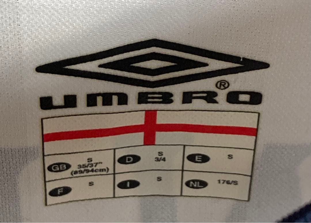 正規品 新品 サッカー イングランド代表 ユニフォーム ワールドカップ 2002