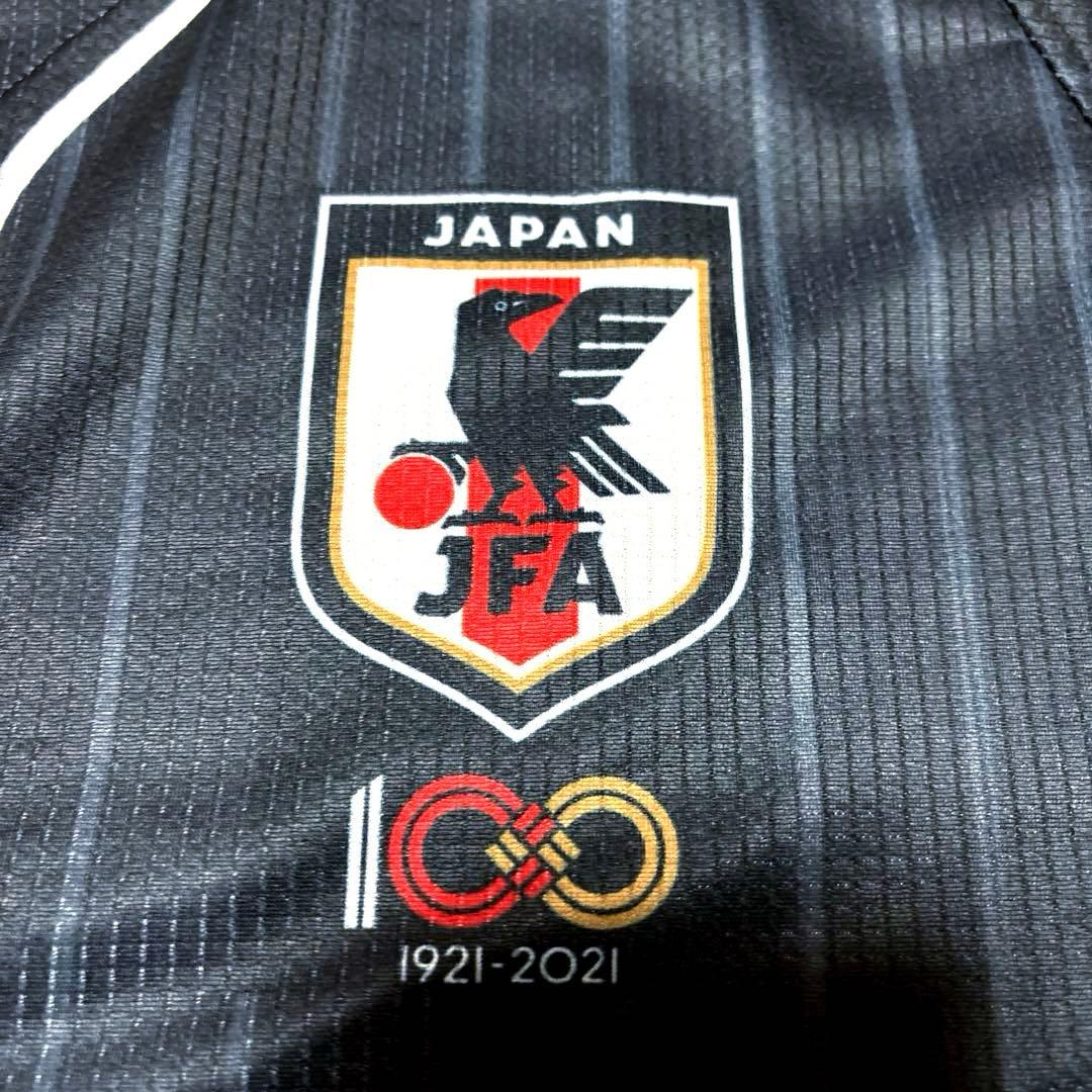 【激レア・美品】サッカー日本代表 100周年記念 ベースボールシャツ 2021