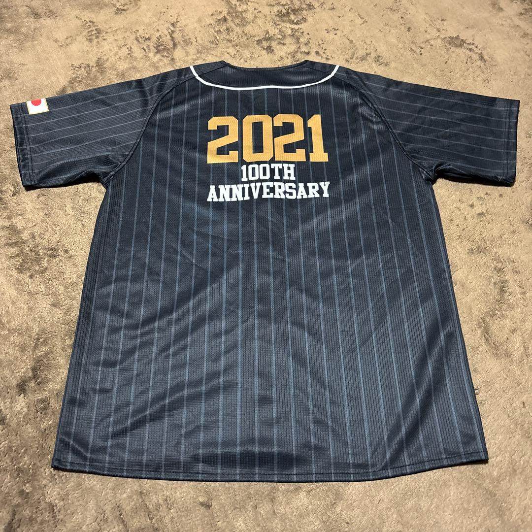 【激レア・美品】サッカー日本代表 100周年記念 ベースボールシャツ 2021