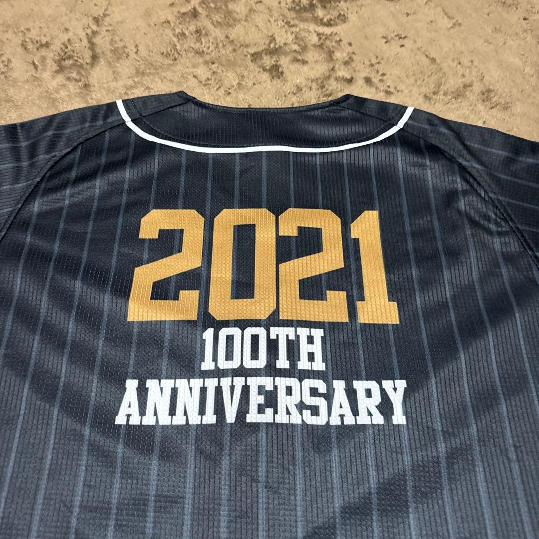 【激レア・美品】サッカー日本代表 100周年記念 ベースボールシャツ 2021