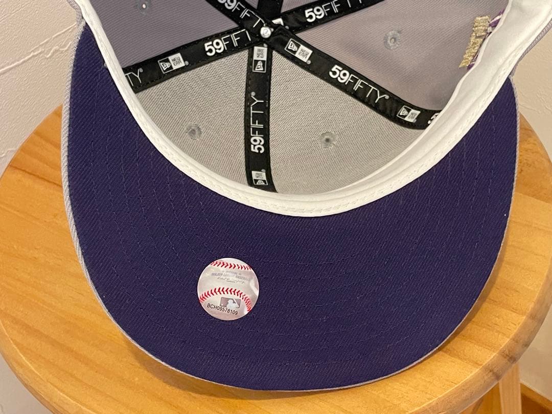 NEW ERA 59fifty ドジャース 1/2 DPW別注