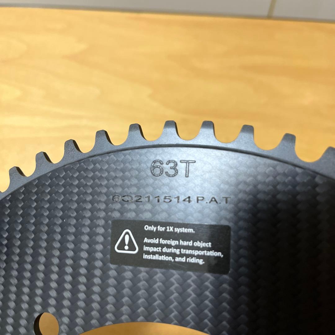 Digirit Carbon Chainring TRACK ギヤ 63T
