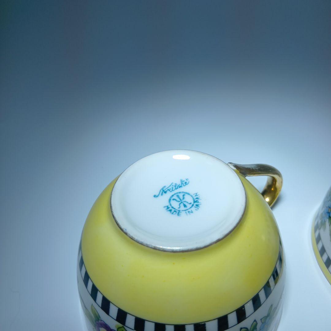 オールド、ノリタケ　カップ＆ソーサ6客　 ポット、クリーマーセット
