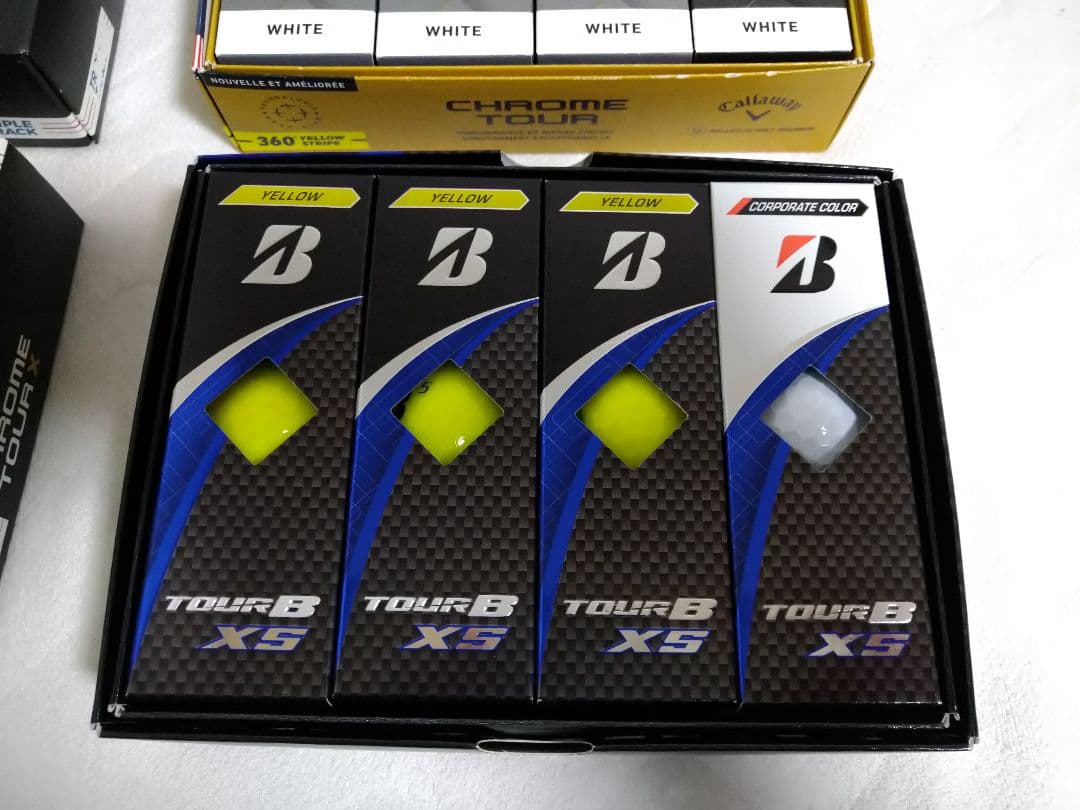 Chrome Tour X & ブリヂストンTour B XS 他ボール