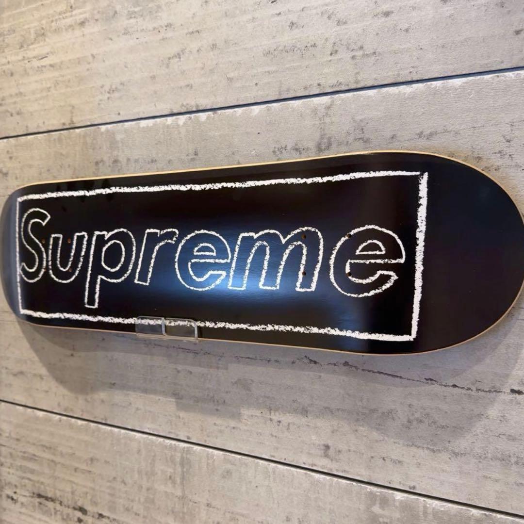 ま*き様 KAWS Chalk Logo Skateboard Deck Sup