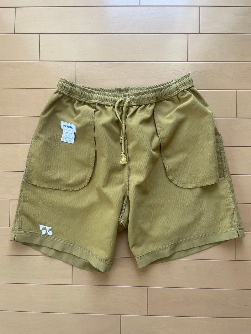 YONEXヨネックス　バドミントン・テニス用　ハーフパンツ　Mサイズ　金ゴールド