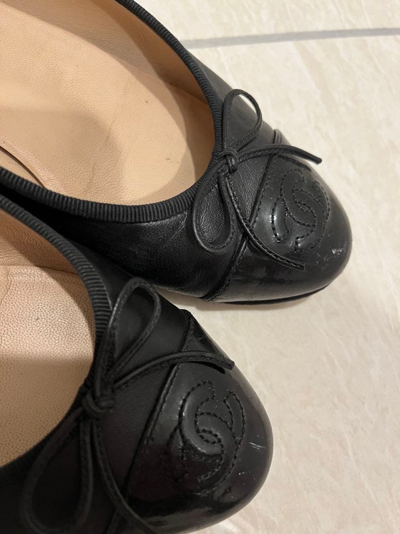 シャネル CHANEL パンプス バレエシューズ