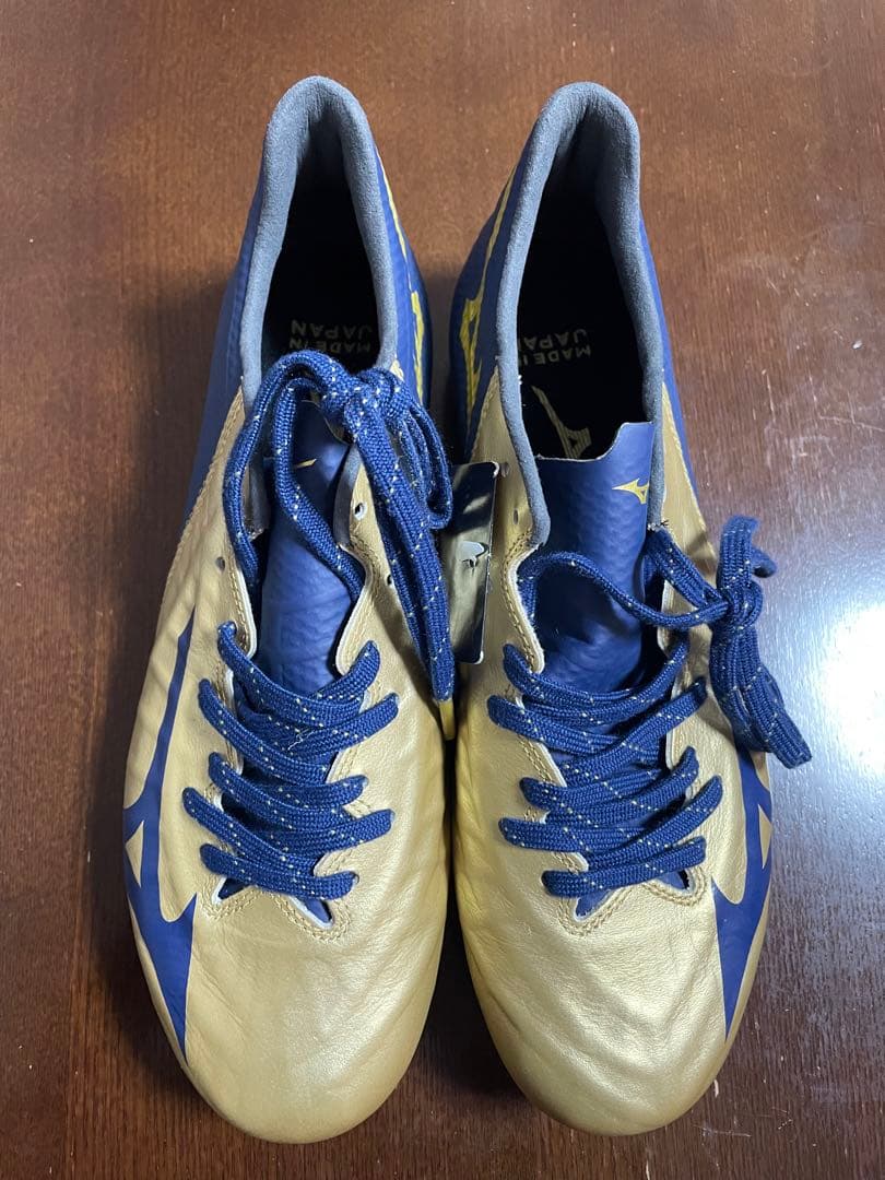 新品 ミズノ　レビュラ made in JAPAN ゴールド ネイビー