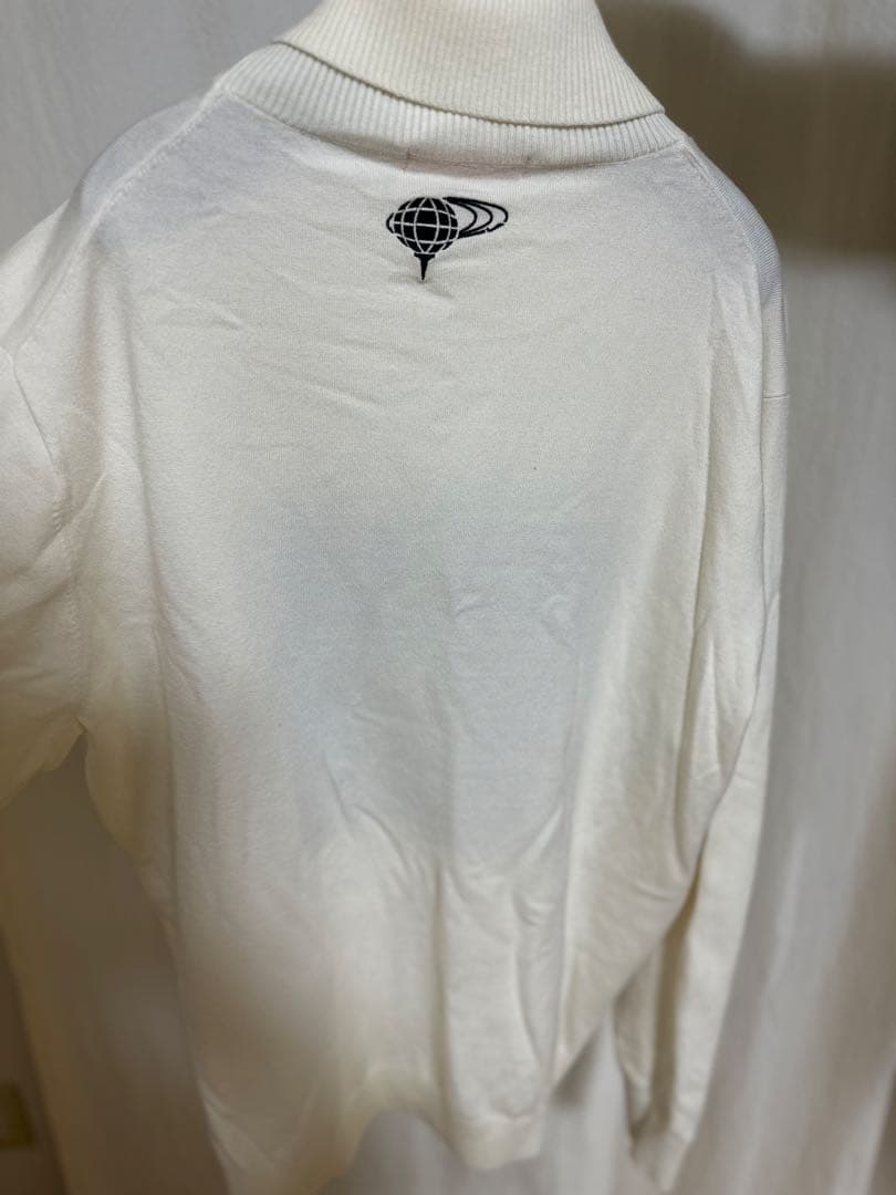 BEAMS GOLF BMGロゴセーター Lサイズ ホワイト