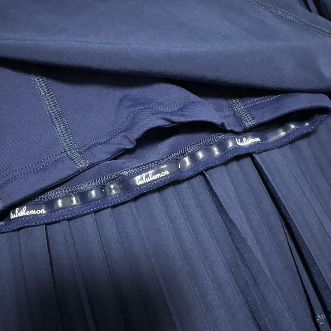 Lululemon(ルルレモン)ハイライズプリーツスカート　スコート　ショーツ付