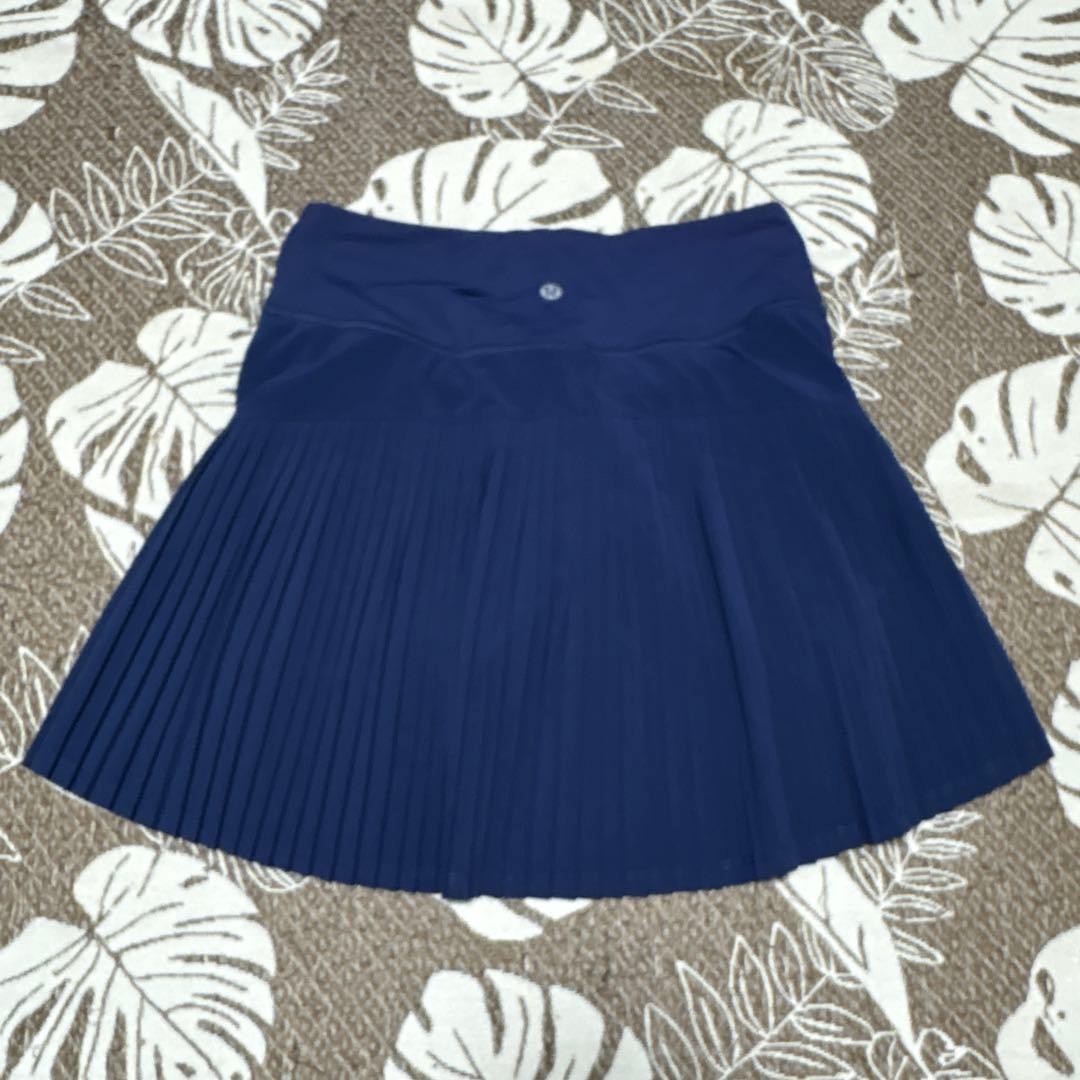 Lululemon(ルルレモン)ハイライズプリーツスカート　スコート　ショーツ付