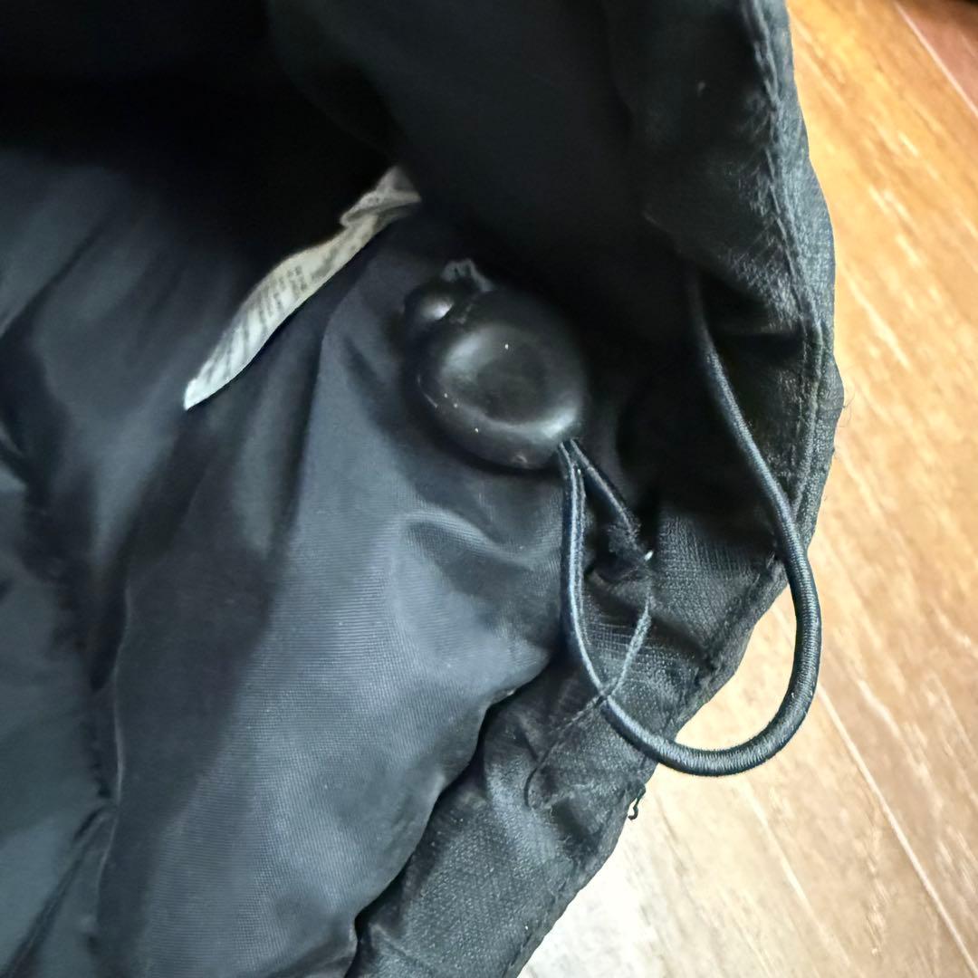 ま*ぬ様 adidas Real Madrid ダウンジャケット 古着 黒 Lサ