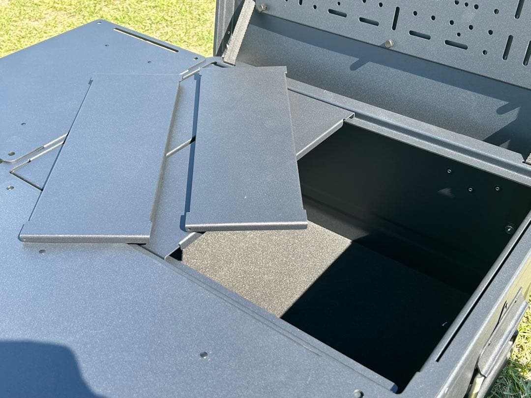 マットブラック　アルミコンテナボックス　58l パーフェクトカスタムセット