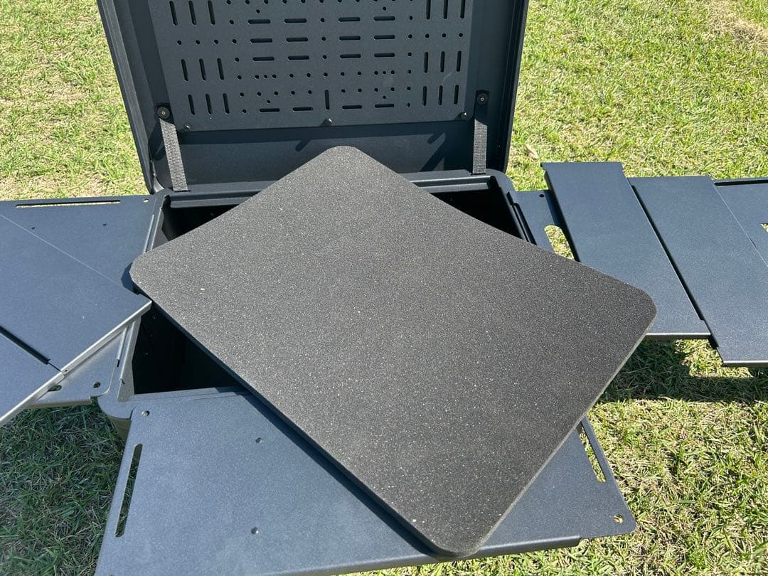 マットブラック　アルミコンテナボックス　58l パーフェクトカスタムセット