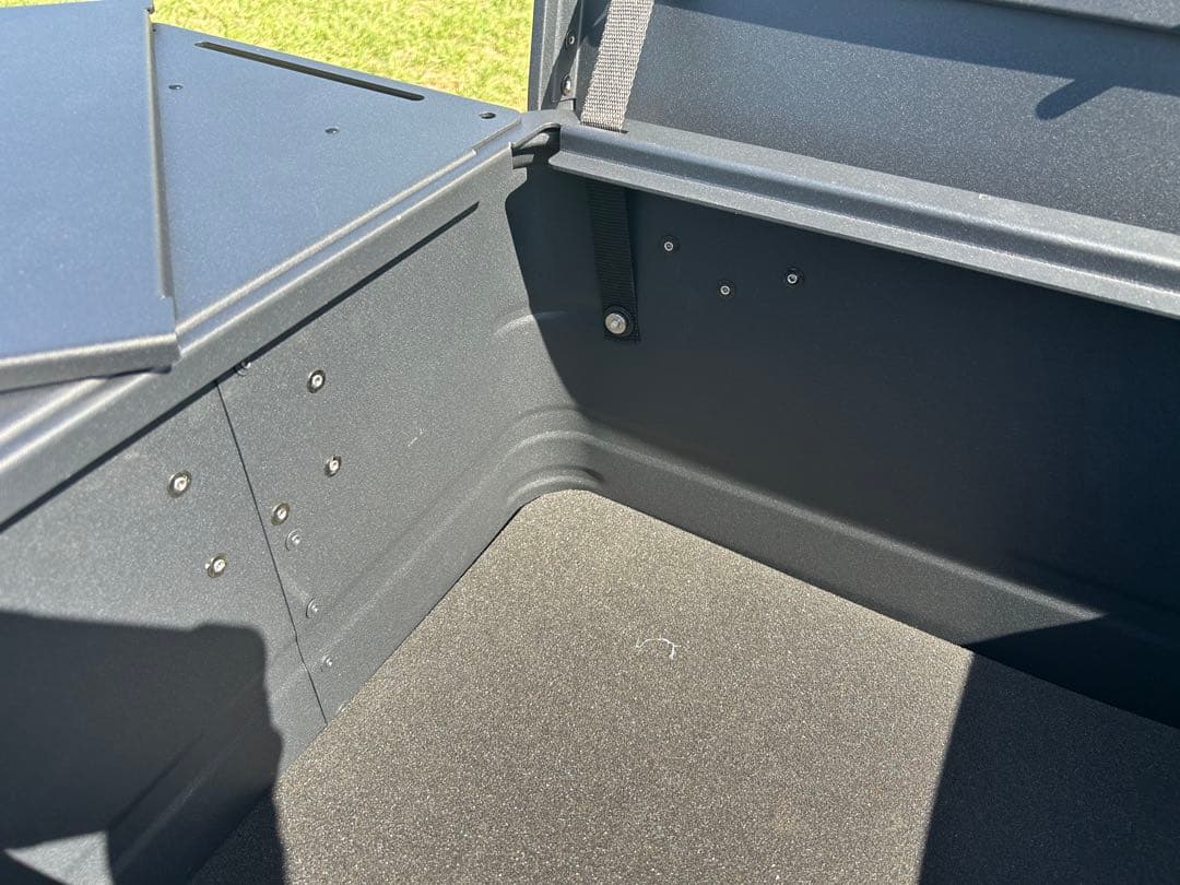 マットブラック　アルミコンテナボックス　58l パーフェクトカスタムセット