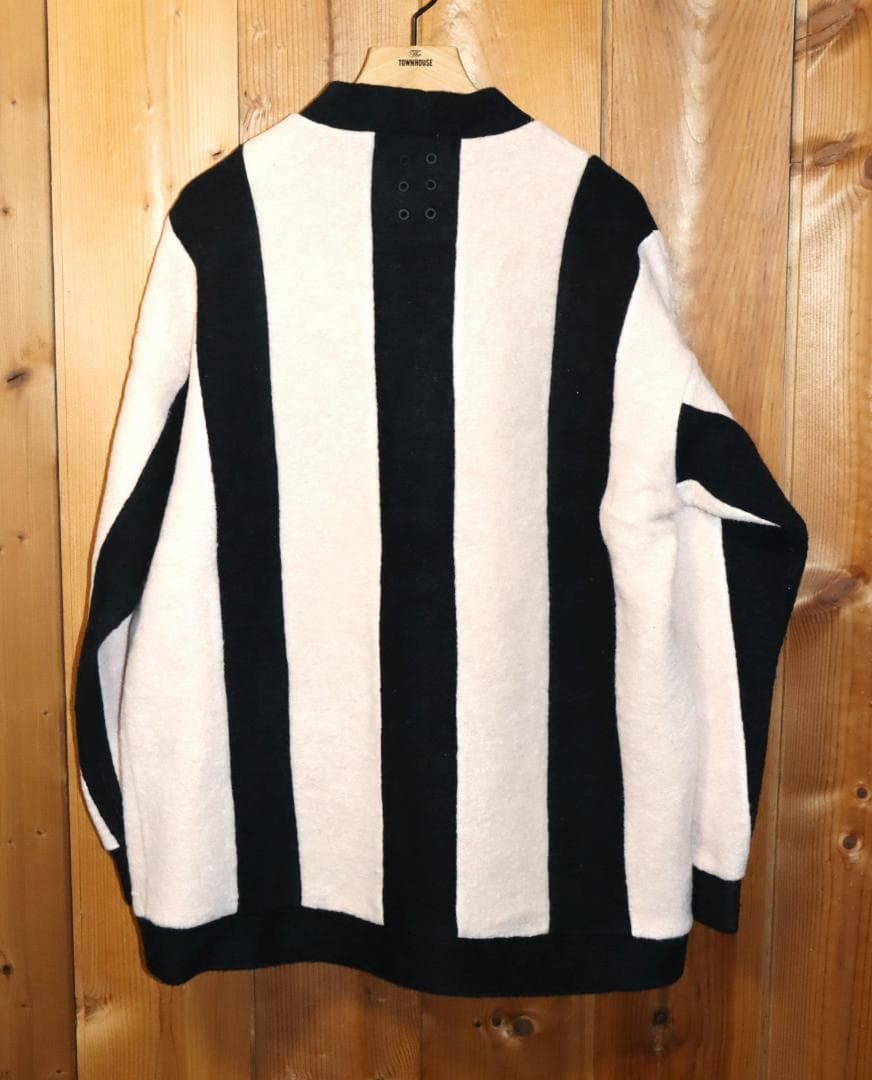 新品 Russeluno ワイドストライプ カーディガン (5/L)　Ⓗ