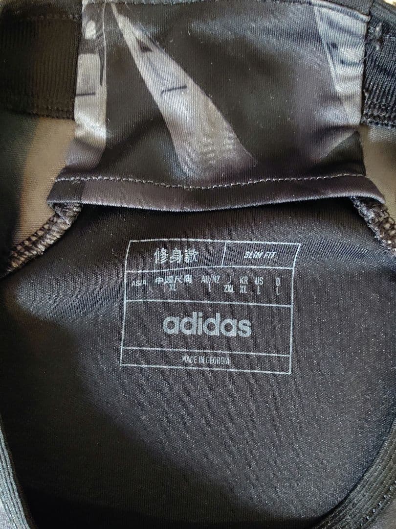 Ajax 黒色シャツ adidas2XL サイズ
