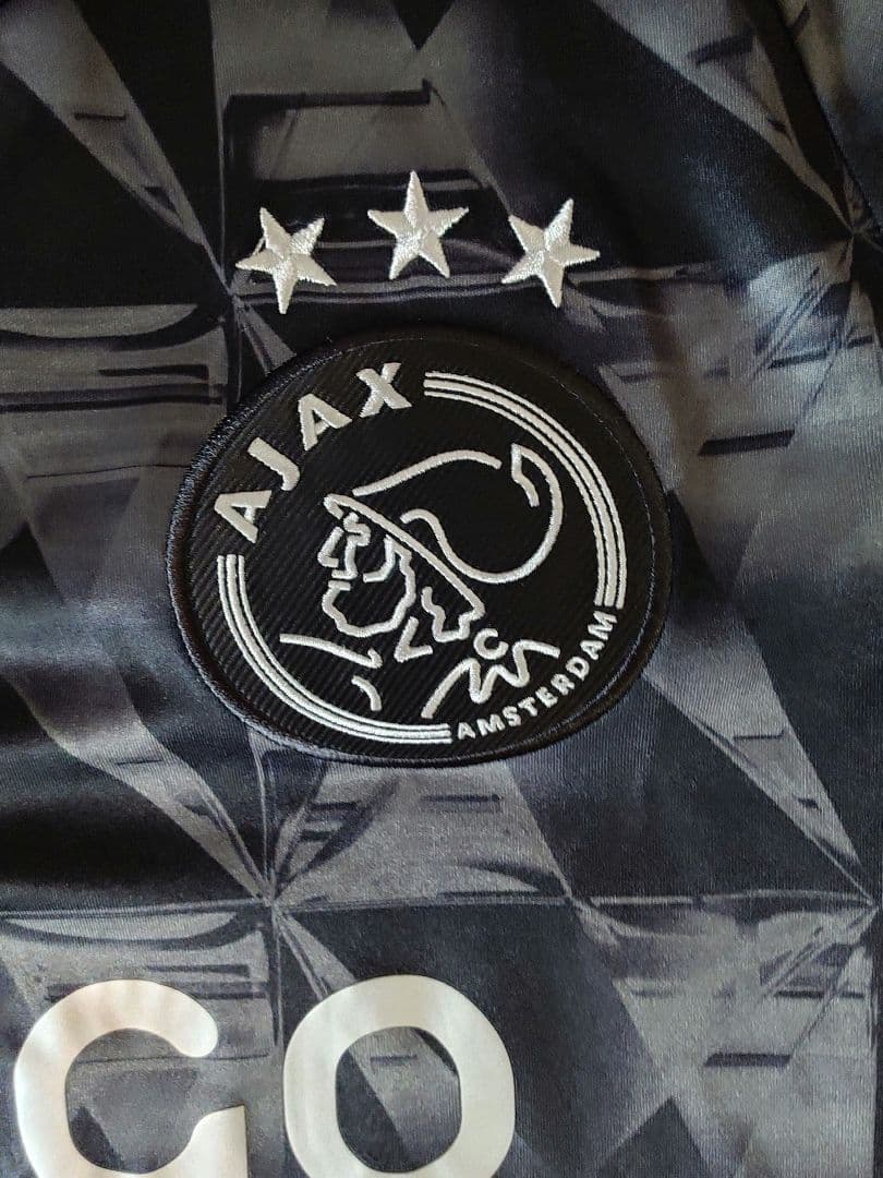 Ajax 黒色シャツ adidas2XL サイズ