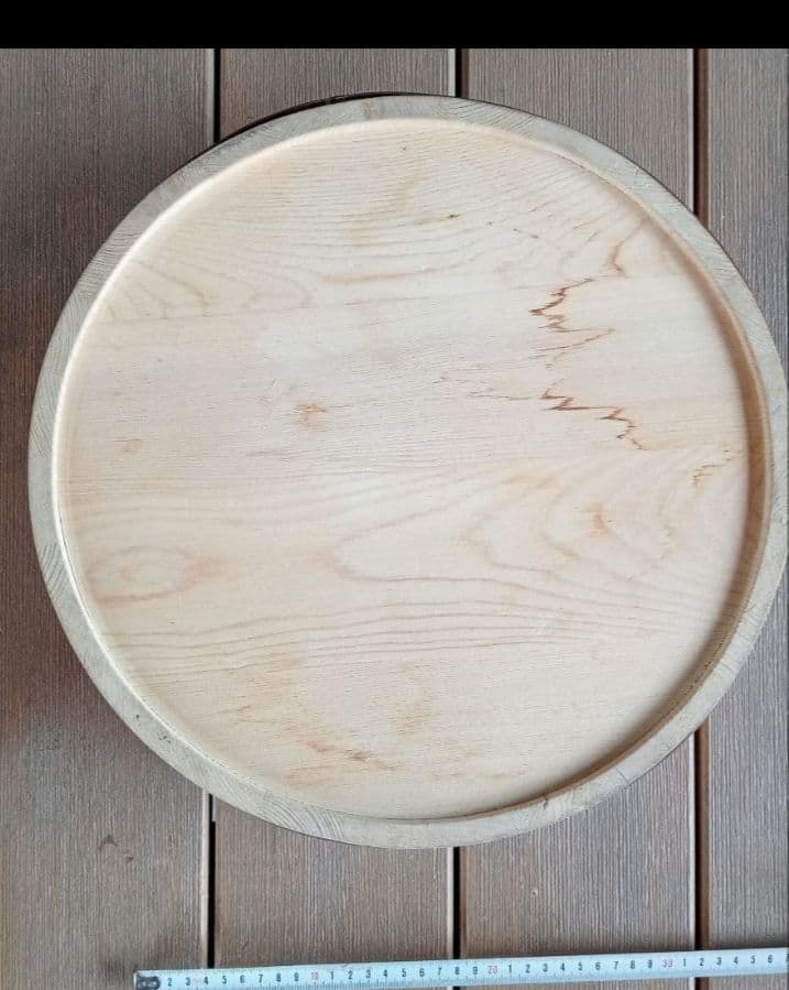 寿司桶 (ふた付)+ 押し寿司2個【合計3点・送料込】木製 約39cm