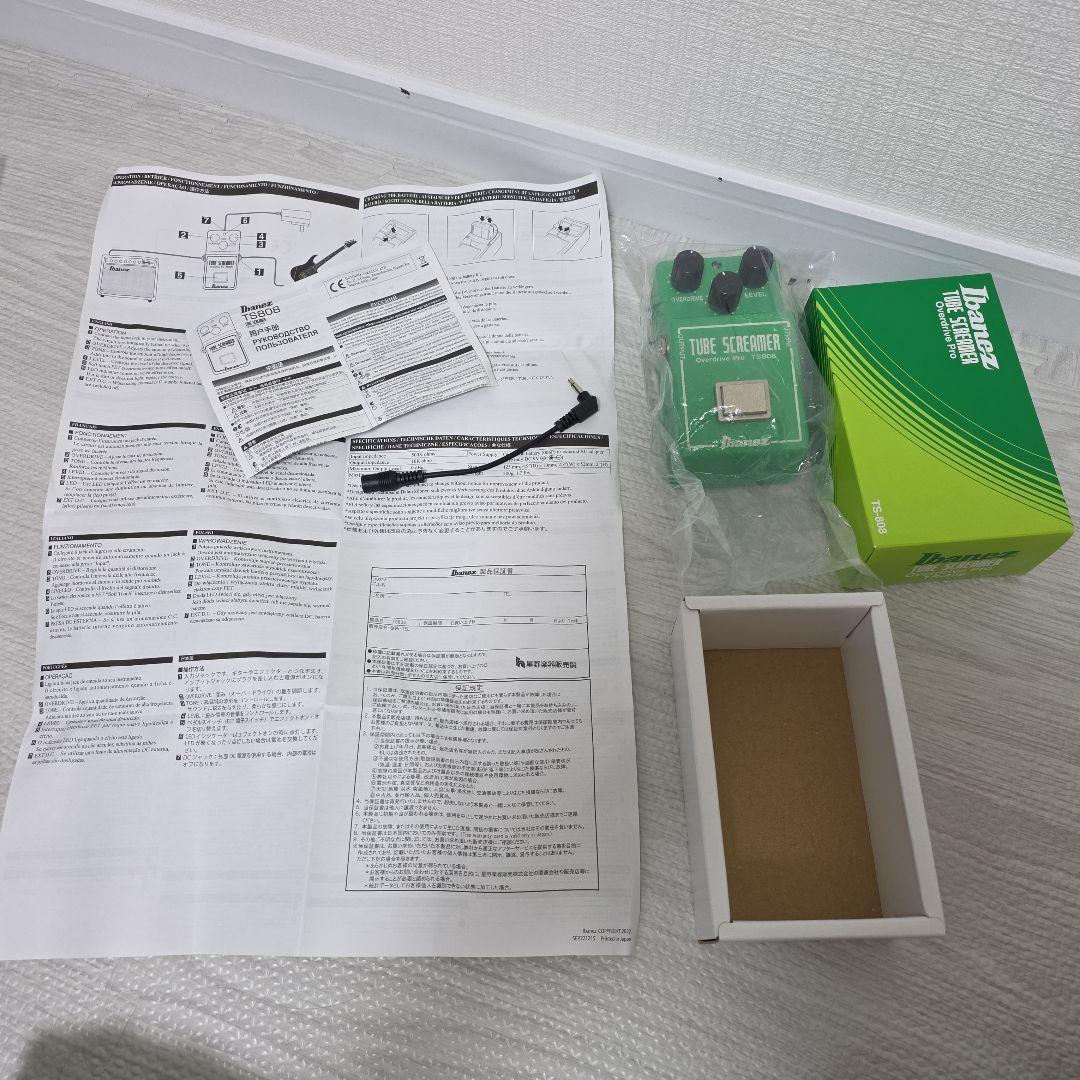 Ibanez TS-808 Tube Screamer 箱/説明書付き