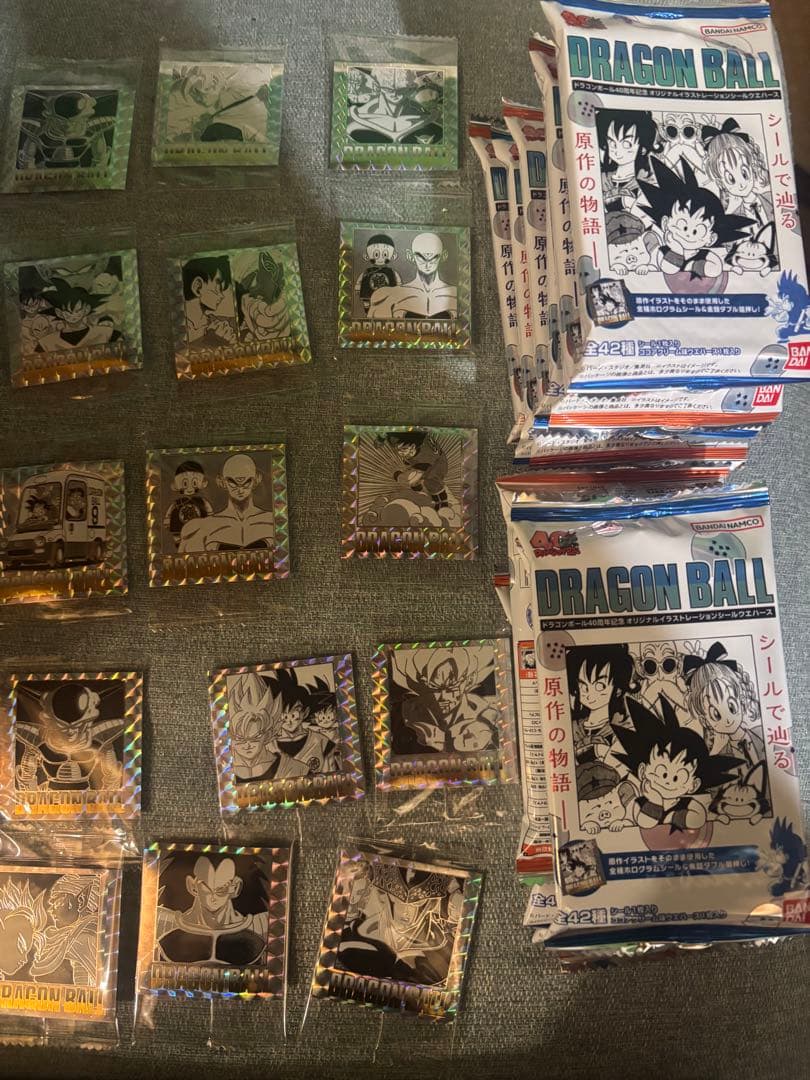 ドラゴンボール 40周年 ウエハース24枚セット　第42巻有り 未開封11個付き