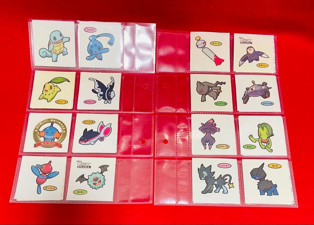 ポケモン　レトロステッカー　シール　まとめ売り100枚以上　貴重レアファイル付き