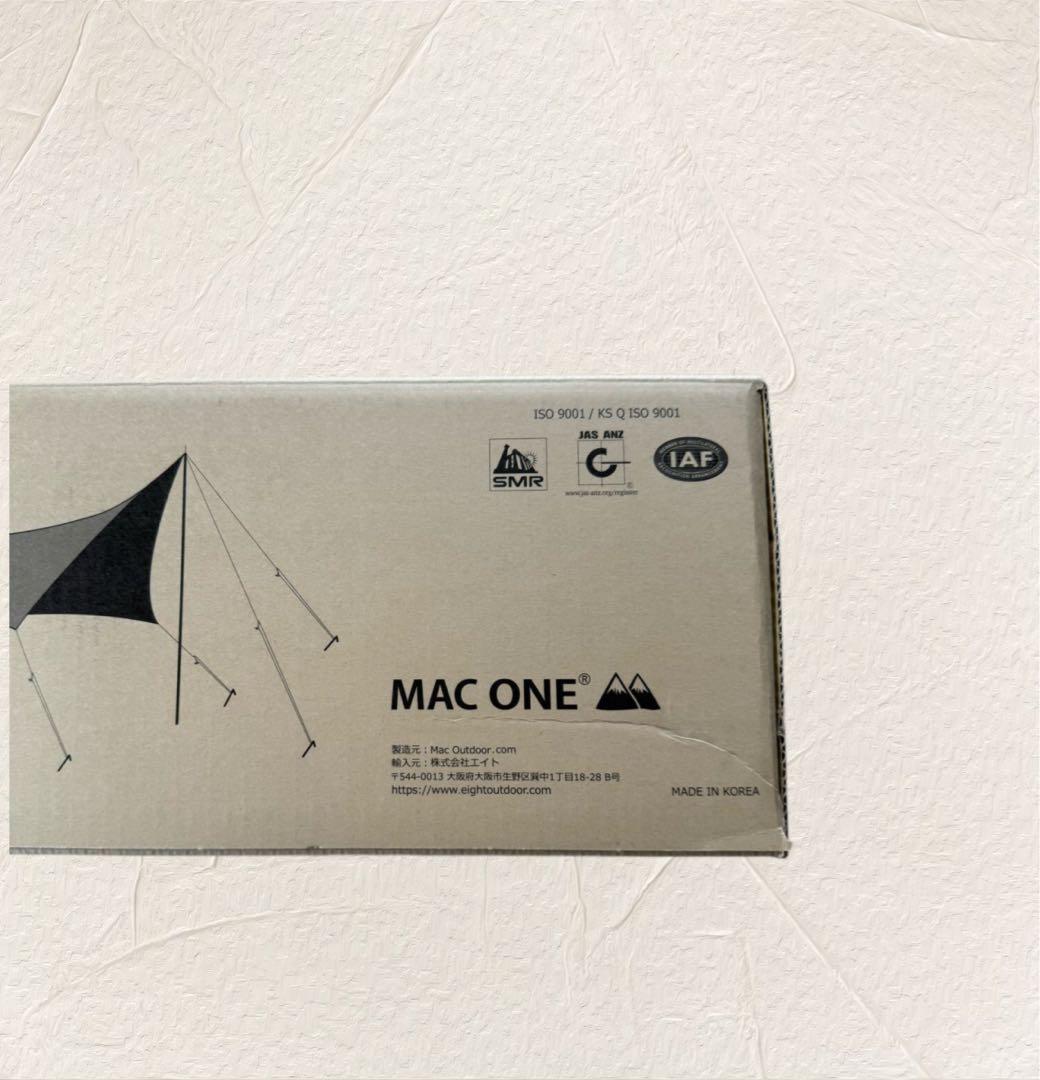 MAC ONE ブラック タープ・シェード