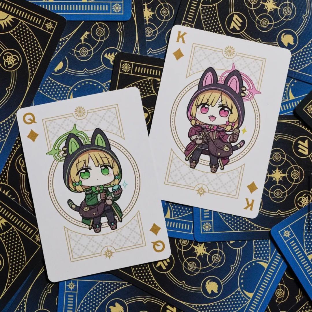 ブルーアーカイブ　韓国　公式品　bicycle カード トランプカード