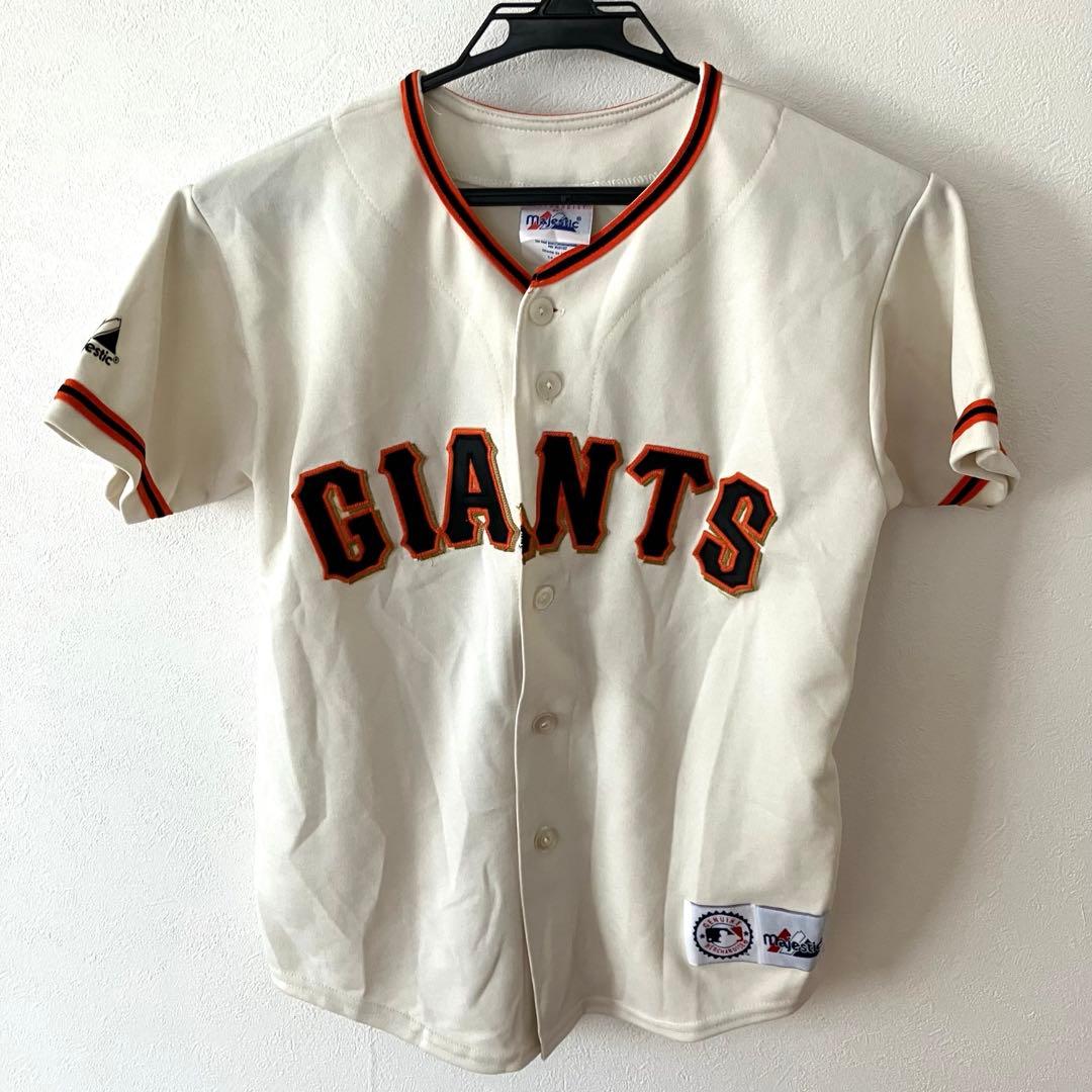 【極希少】MAJESTIC GIANTS SHINJO 5 ユニフォーム USA
