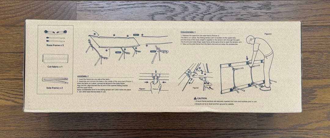 BROOKLYN OUTDOOR COMPANYフォールディングコット カーキ