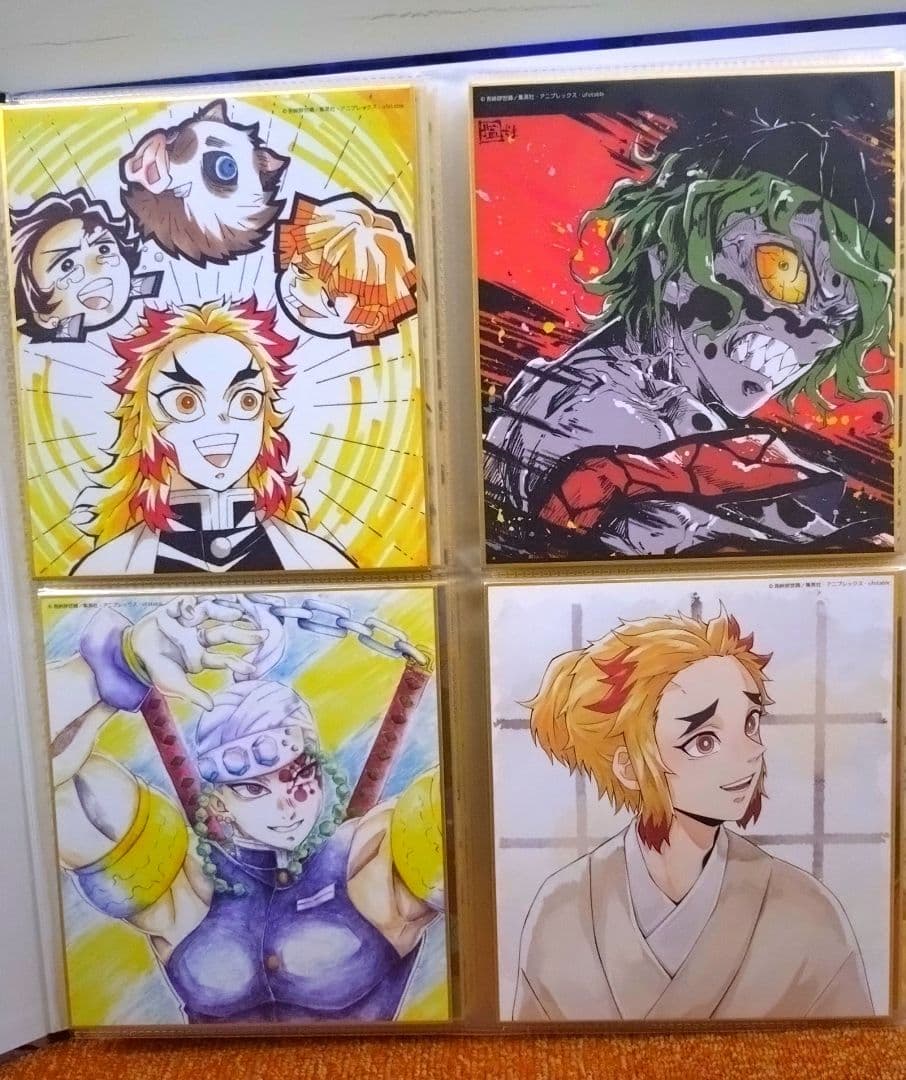 【色紙52枚入】鬼滅の刃 全集中展 色紙拾集帳 無限城 公開