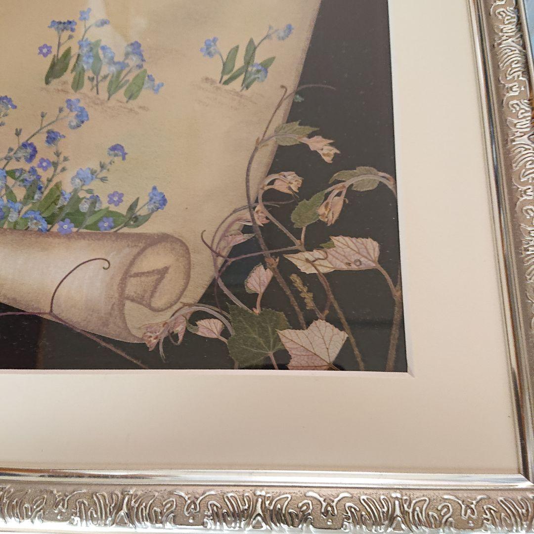 ハンドメイド 押し花 額 ふしぎな花倶楽部