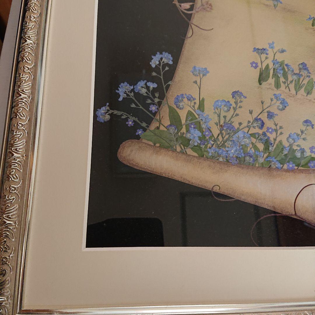 ハンドメイド 押し花 額 ふしぎな花倶楽部