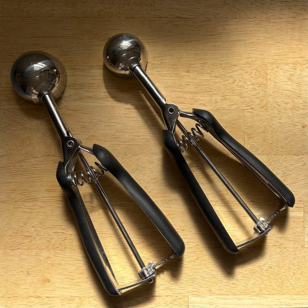 OXO グッドグリップ クッキースクープ アイスクリームディッシャー 2個セット