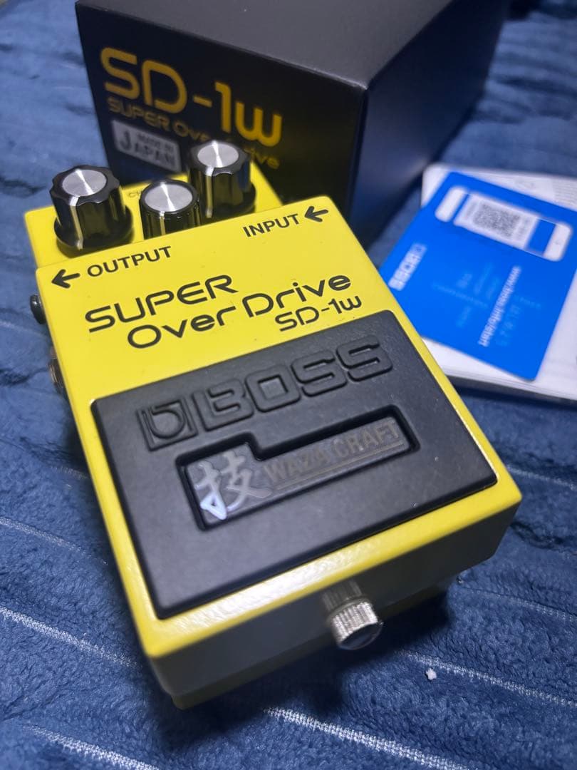 3月22日購入　BOSS SD-1w オーバードライブペダル