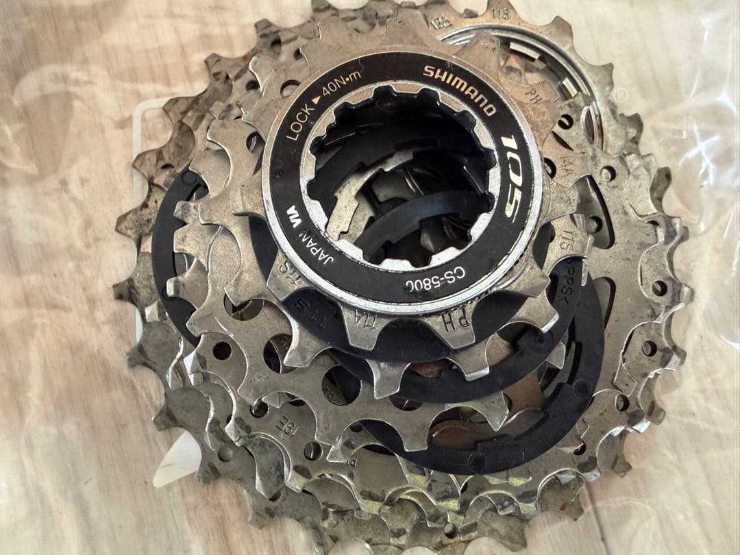 SHIMANO 105 5800系 セットST−5800 FD RD BR CS