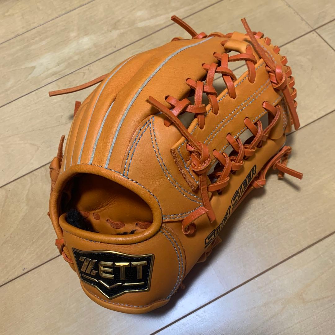 ETT 軟式グローブ BGGB714240 オレンジ