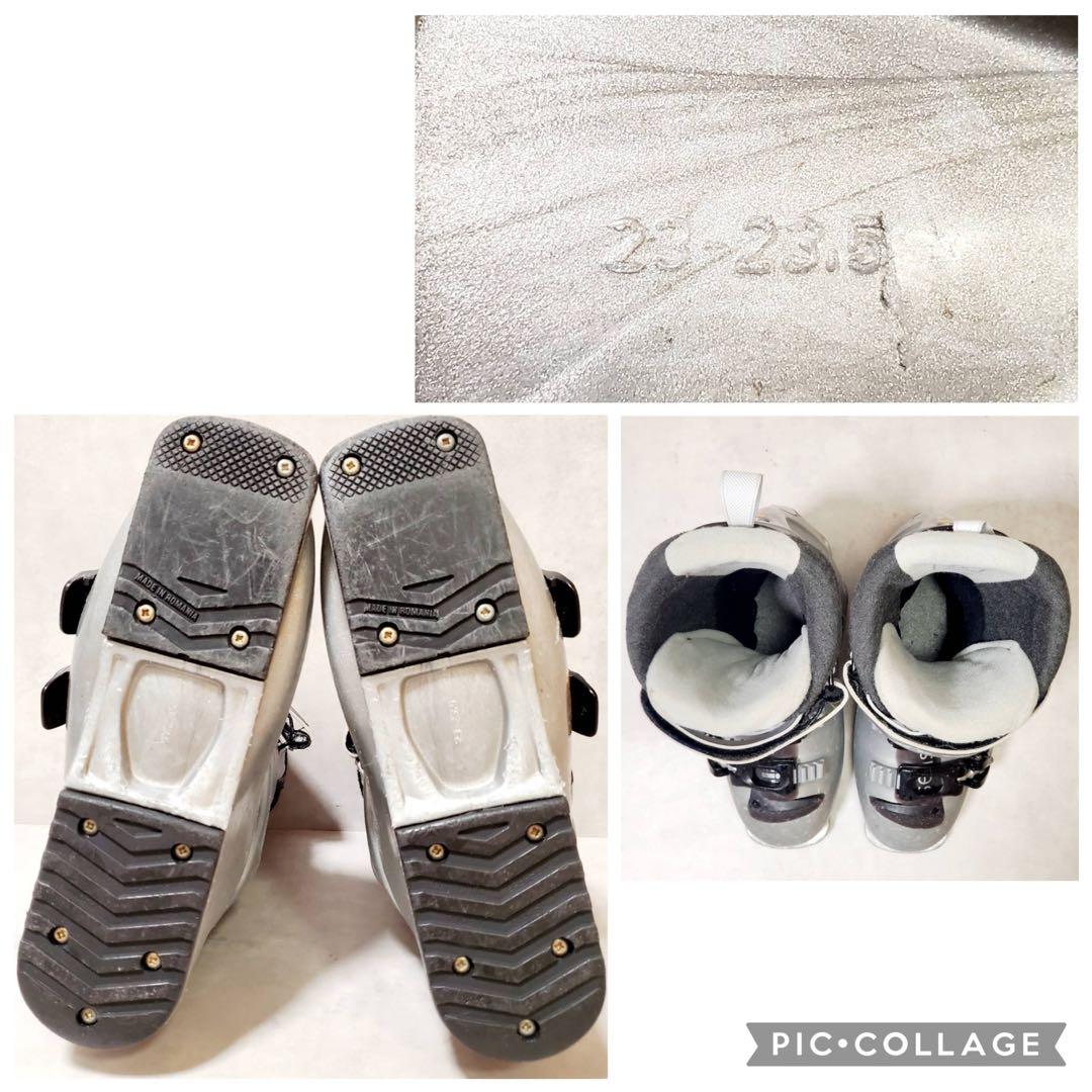 【スキー4点セット】ROSSIGNOL 154cm SALOMON 23cm