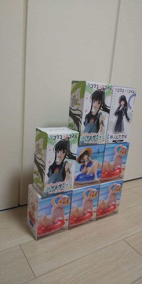 リコリスリコイル　タイトー　８体セット　AQUAFLOAT