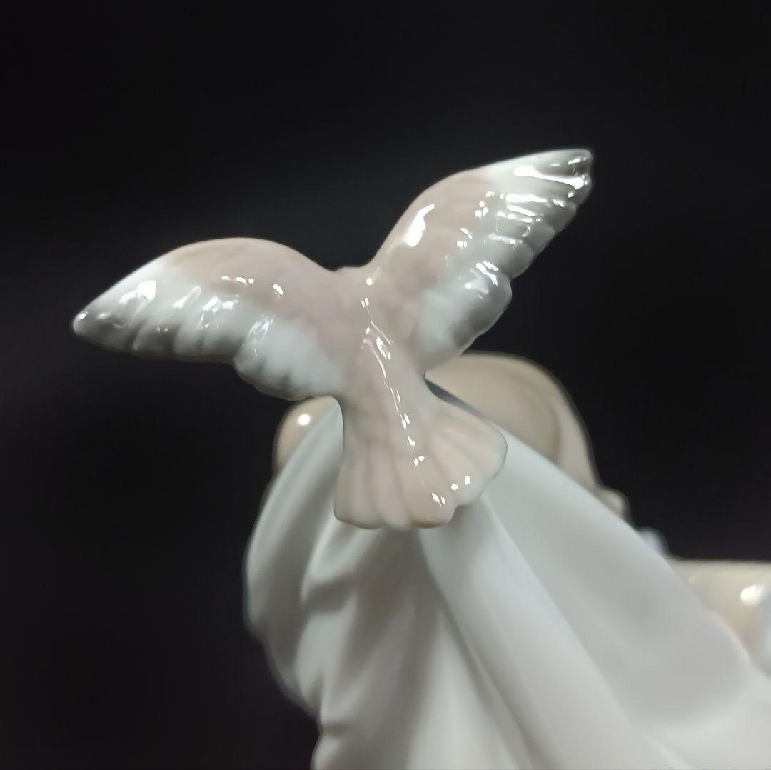 【美品】リヤドロ My Dream 僕の夢 フィギュリン 天使